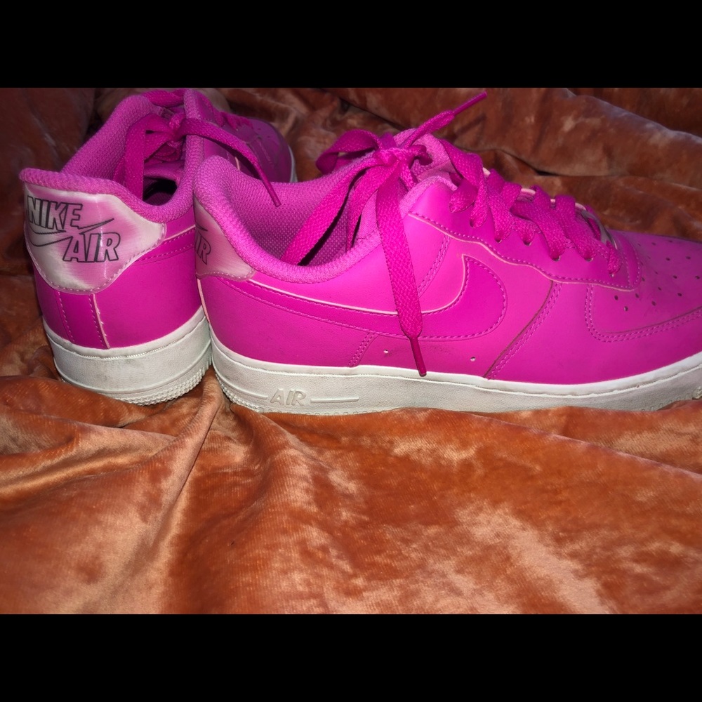 Nike Air Force ones pink